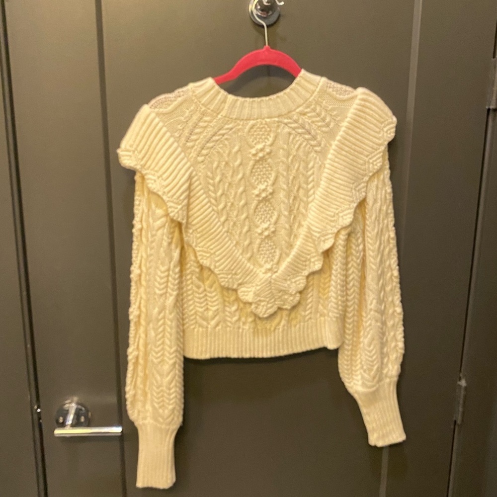 Cream sweater